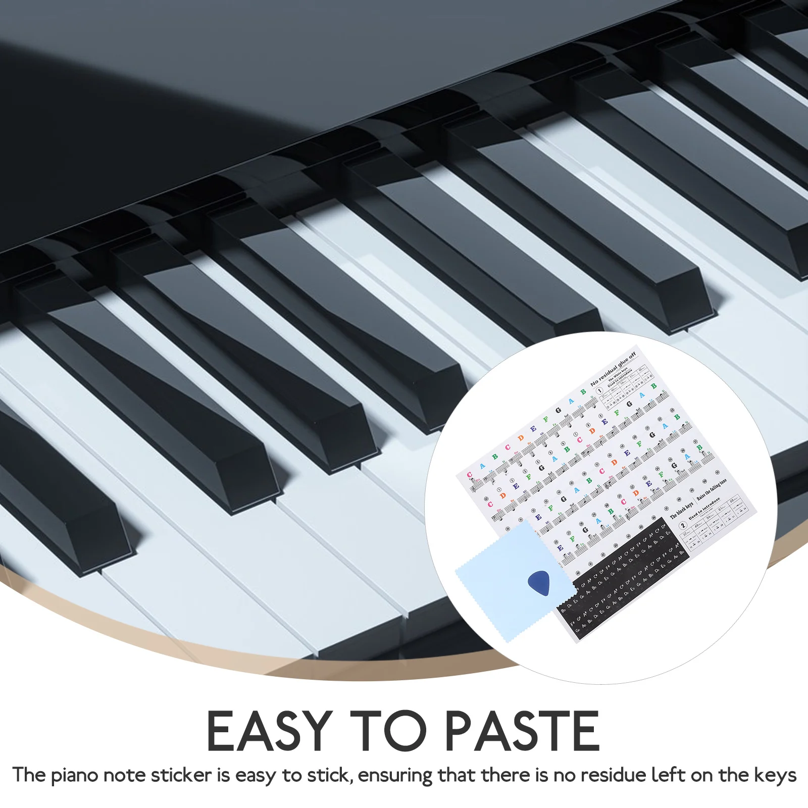 Piano Stickers Keyboard Note Label Removable Labels Transparent Notes Overlay Guides Keys
Piano Stickers Keyboard Note Label Removable Labels Transparent Notes Overlay Guides Keys