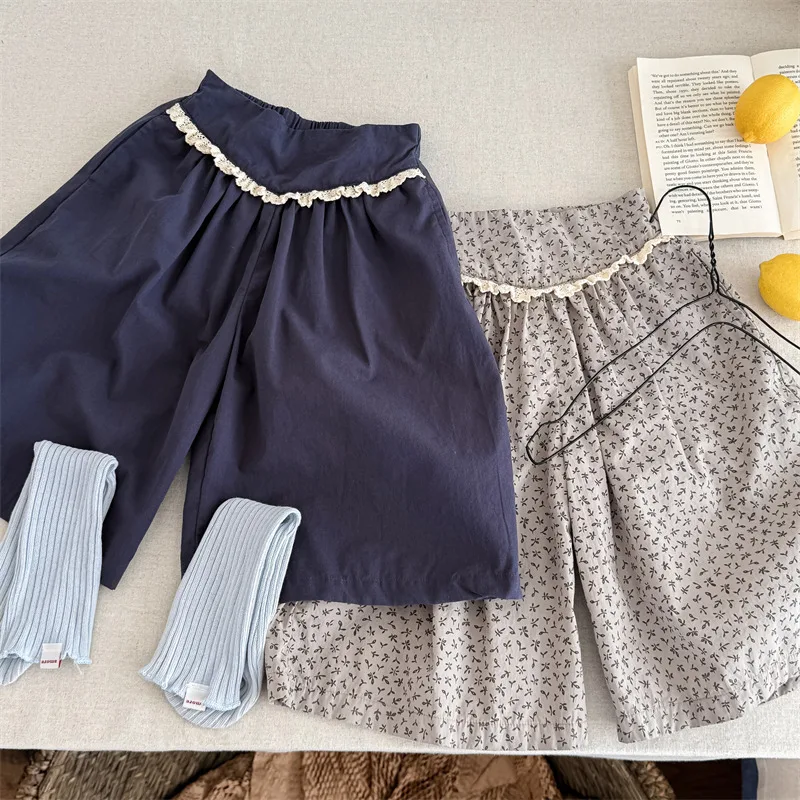 2025 Spring New Children Loose Trousers Cotton Girls High Waist Wide Leg Pants Baby Girls Floral Casual Pants Kids Clothes
2025 Spring New Children Loose Trousers Cotton Girls High Waist Wide Leg Pants Baby Girls Floral Casual Pants Kids Clothes