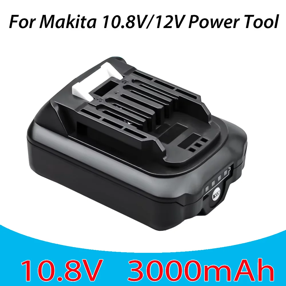 3000mAh Li-ion Rechargeable Battery 10.8V 12V Suitable for Makita Power Tools BL1015 BL1040B BL1020B BL1041 BL1016 BL1021
3000mAh Li-ion Rechargeable Battery 10.8V 12V Suitable for Makita Power Tools BL1015 BL1040B BL1020B BL1041 BL1016 BL1021