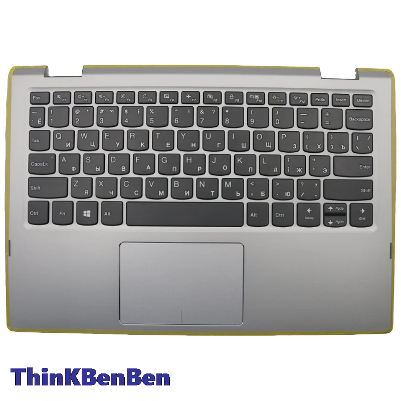 RU Russian Keyboard Mineral Gray Upper Case Palmrest Shell Cover For Lenovo Ideapad Yoga 330 11 Flex 6 11IGM 5CB0Q81334
RU Russian Keyboard Mineral Gray Upper Case Palmrest Shell Cover For Lenovo Ideapad Yoga 330 11 Flex 6 11IGM 5CB0Q81334