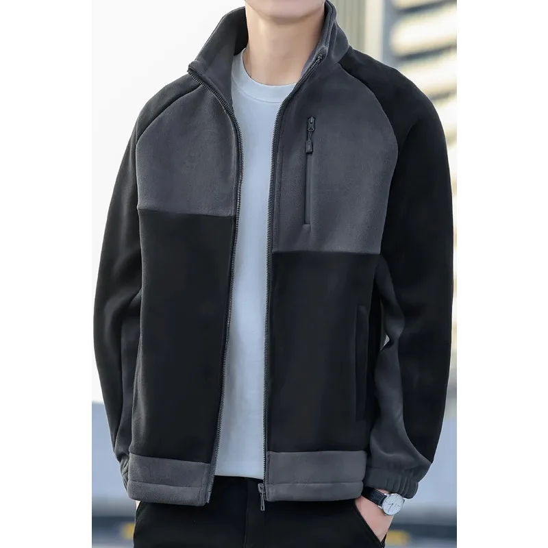 Осенне-зимняя мужская шерстяная теплая толстая теплая куртка для спорта на открытом воздухе, удобная дышащая двусторонняя шерстяная куртка
Осенне-зимняя мужская шерстяная теплая толстая теплая куртка для спорта на открытом воздухе, удобная дышащая двусторонняя шерстяная куртка