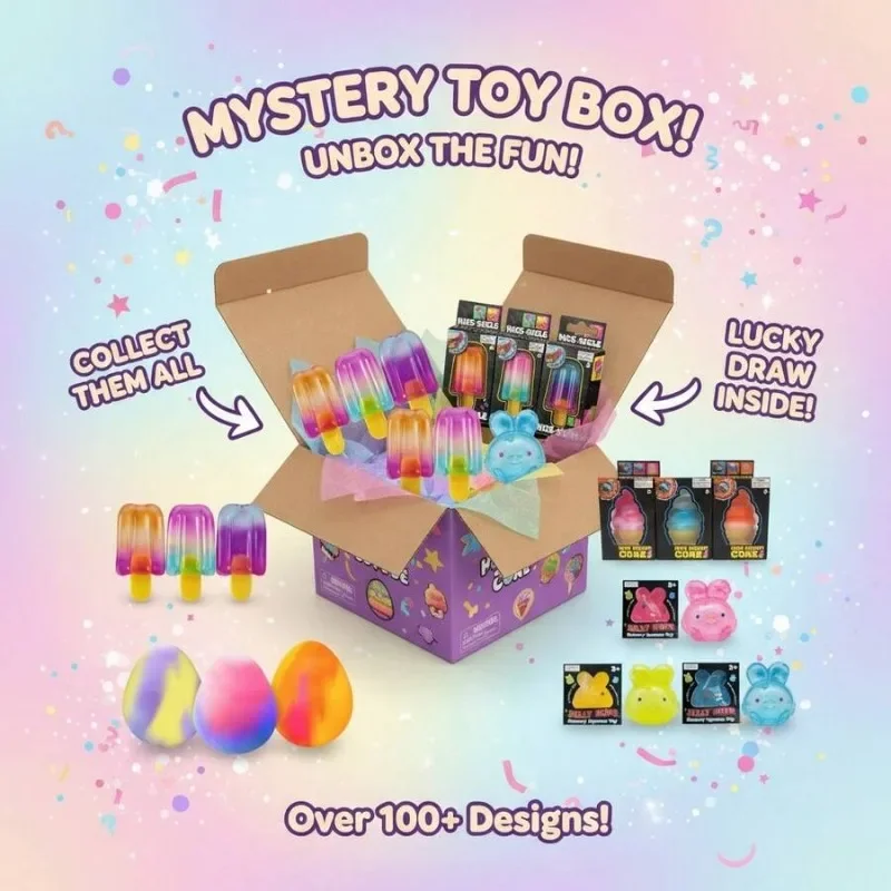 Cute Squishy Mystery Blind Box, Random Squeeze Fidget Toy, Surprise Stress Relief Gift for All Ages
Cute Squishy Mystery Blind Box, Random Squeeze Fidget Toy, Surprise Stress Relief Gift for All Ages