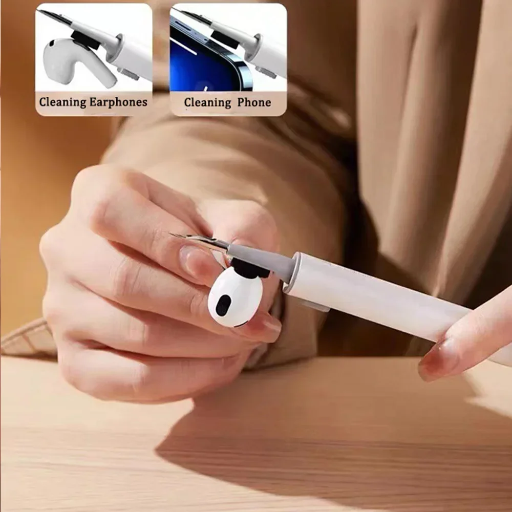 Three in one headphone cleaning kit, cleaning brush, headphone shell cleaning tool
Three in one headphone cleaning kit, cleaning brush, headphone shell cleaning tool