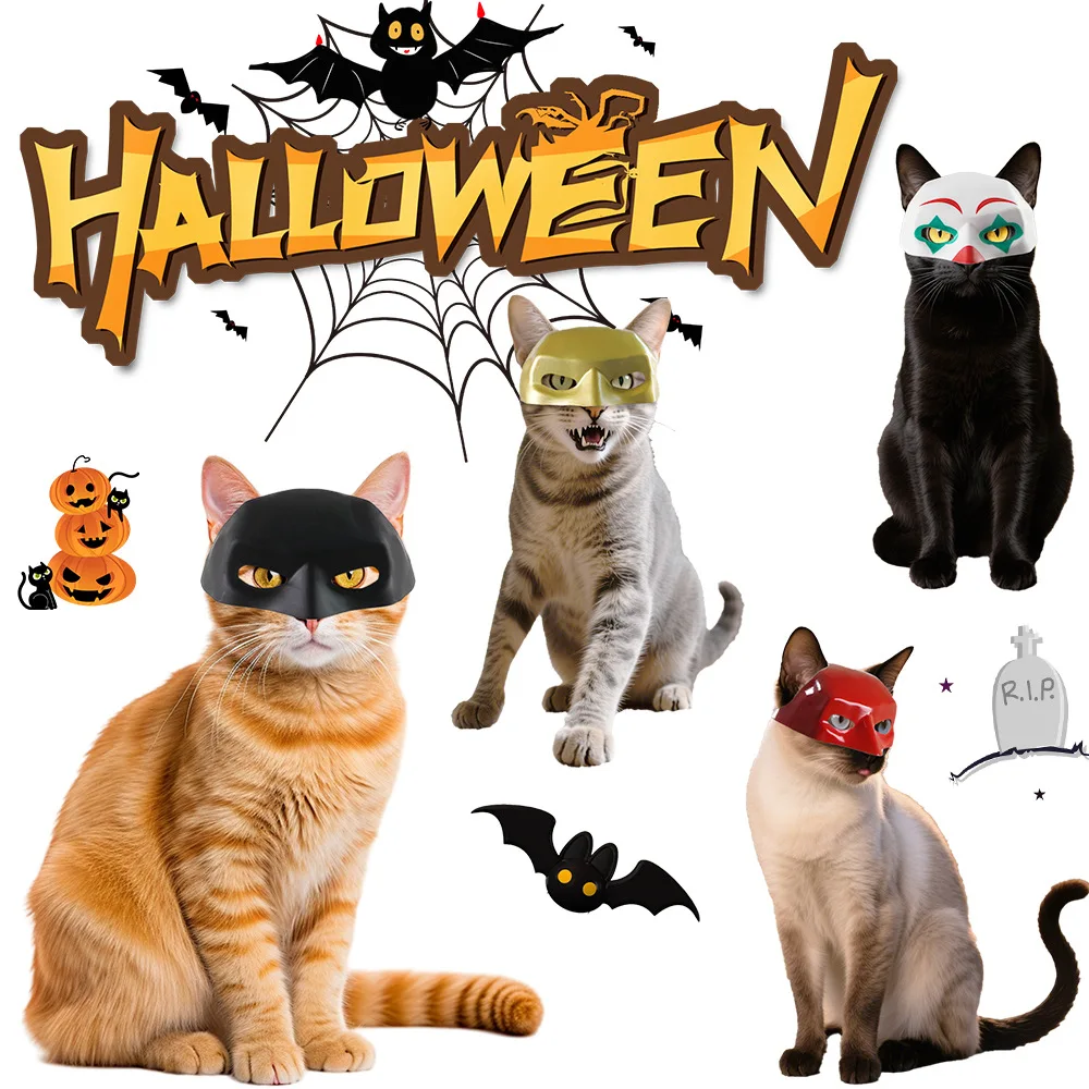 Bat Cat Avenger Mask Black Matte Bat Mask Superhero Pet Toys Cat Bat Pet Man Mask for Cat and Dogs Spooky Make-up Party Toy
Bat Cat Avenger Mask Black Matte Bat Mask Superhero Pet Toys Cat Bat Pet Man Mask for Cat and Dogs Spooky Make-up Party Toy