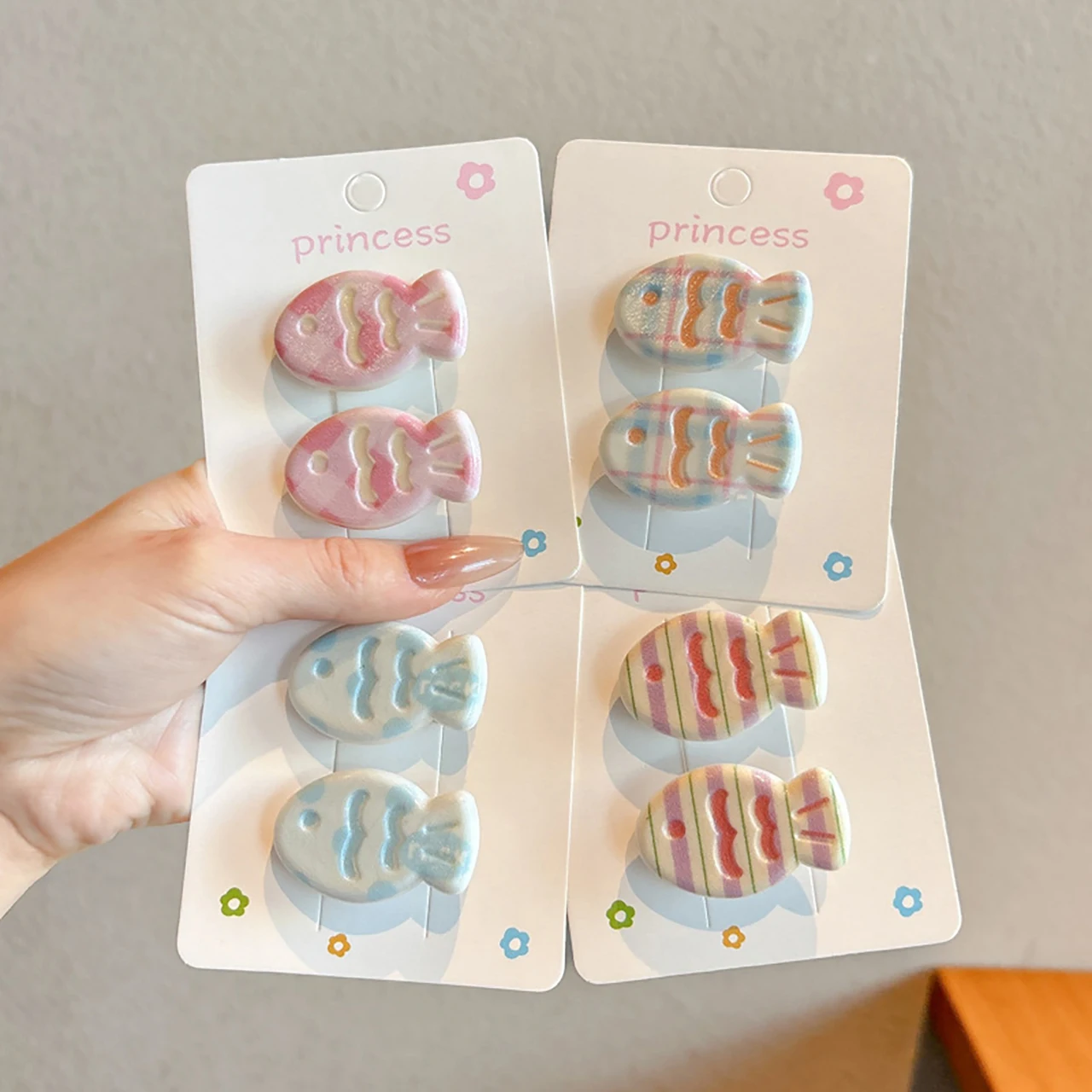 Cartoon Small Bang Clips Cream-Colored Hairpins Cute Fish Hair Clip Kids Barrettes Baby Headwear Children Girl Hair Accessories
Cartoon Small Bang Clips Cream-Colored Hairpins Cute Fish Hair Clip Kids Barrettes Baby Headwear Children Girl Hair Accessories