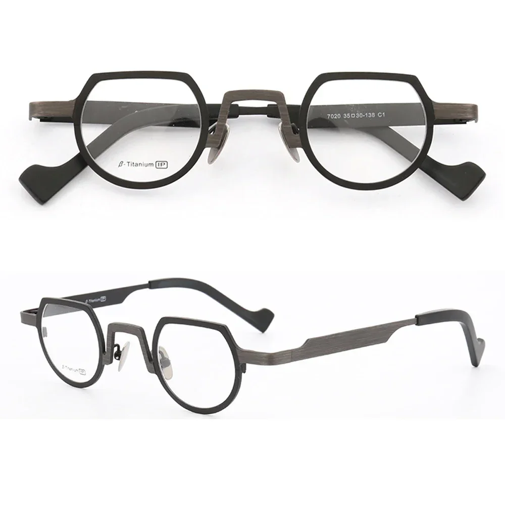 Optical Vintage Retro Prescription Spectacles Eyewear Gold Women Titanium Glasses Frame Men Round Eyeglasses Frames Custom Lens
Optical Vintage Retro Prescription Spectacles Eyewear Gold Women Titanium Glasses Frame Men Round Eyeglasses Frames Custom Lens