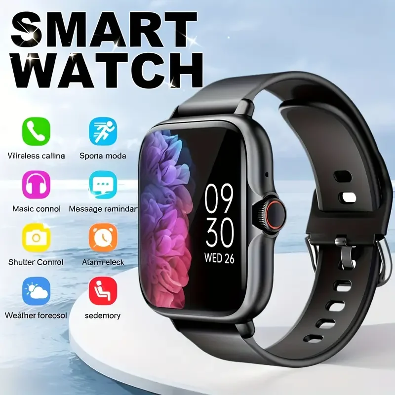 Smart Watch Wireless call, Pedometer & Fitness Tracker, Multiple Sports Modes, Message Push, Information Alerts
Smart Watch Wireless call, Pedometer & Fitness Tracker, Multiple Sports Modes, Message Push, Information Alerts