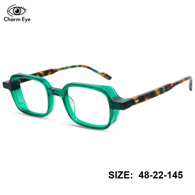 Women Green Glasses Personalized Retro Square High-quality Acetate Eyeglass Frame Fashion Optics Men Myopia Prescription Eyewear
Women Green Glasses Personalized Retro Square High-quality Acetate Eyeglass Frame Fashion Optics Men Myopia Prescription Eyewear