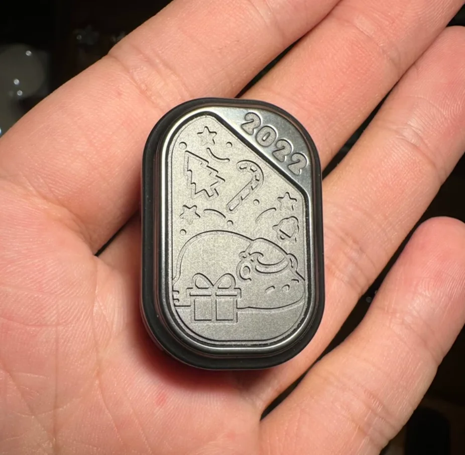 Used EDC 01edc Christmas limited edition mini promotion zirconium alloy fidget slider decompression toy
Used EDC 01edc Christmas limited edition mini promotion zirconium alloy fidget slider decompression toy