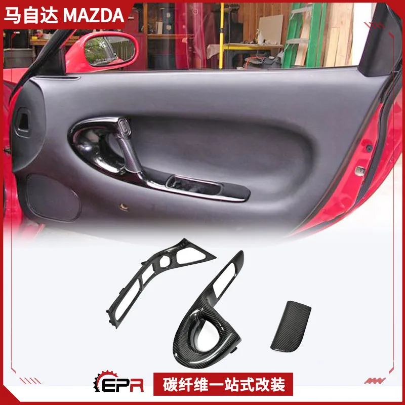 Suitable for Mazda Mazda RX7 FD3S carbon fiber modification, inner door handle 3-piece set, interior, right drive
Suitable for Mazda Mazda RX7 FD3S carbon fiber modification, inner door handle 3-piece set, interior, right drive