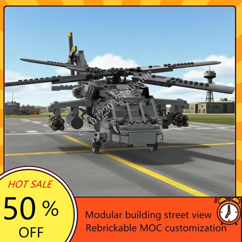 964PCS MOC Custom Puzzle Sikorsky UH-60 Blackhawk ARMED Plane Model DIY Assembled Aircraft Creative kid Birthday Toy Xmas Gifts
964PCS MOC Custom Puzzle Sikorsky UH-60 Blackhawk ARMED Plane Model DIY Assembled Aircraft Creative kid Birthday Toy Xmas Gifts