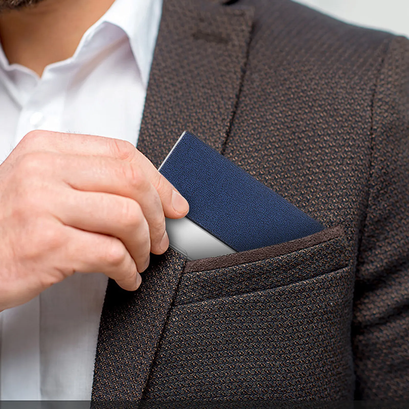 Держатель для визитных карточек из нержавеющей стали, тонкий металлический футляр, портативный органайзер для карт для мужчин и женщин, для хранения визиток, с надежной застежкой
Держатель для визитных карточек из нержавеющей стали, тонкий металлический футляр, портативный органайзер для карт для мужчин и женщин, для хранения визиток, с надежной застежкой