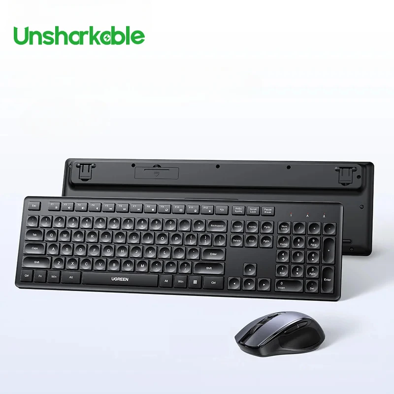 UNSHARKABLE Wireless Keyboard Mouse Combo 2.4G 4000DPI Ergonomic 104 Keys Multilingual Keycaps for PC Mac Laptop Office Gaming
UNSHARKABLE Wireless Keyboard Mouse Combo 2.4G 4000DPI Ergonomic 104 Keys Multilingual Keycaps for PC Mac Laptop Office Gaming