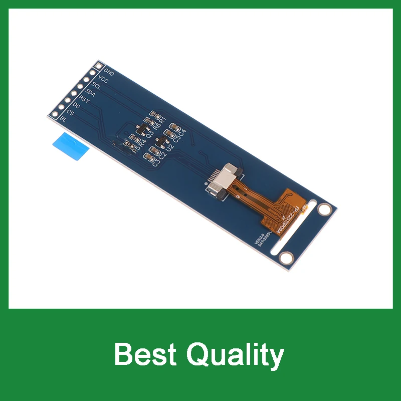 Vibrant 2.25" TFT ST7789 SPI LCD by Estardyn, Full View 76*284, Small Screen Color Module
Vibrant 2.25" TFT ST7789 SPI LCD by Estardyn, Full View 76*284, Small Screen Color Module