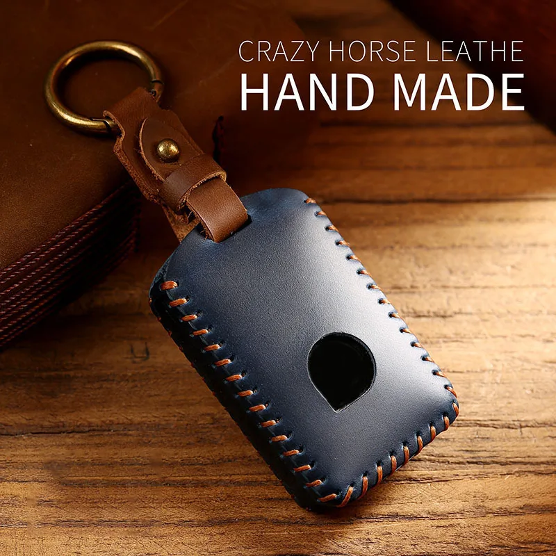 Genuine Leather Car Key Cover for Volvo V50 Xc90 C30 S60 V90 S90 S80 V60 Xc40 XC60 Handmade Keychain Auto Accessories Interior
Genuine Leather Car Key Cover for Volvo V50 Xc90 C30 S60 V90 S90 S80 V60 Xc40 XC60 Handmade Keychain Auto Accessories Interior