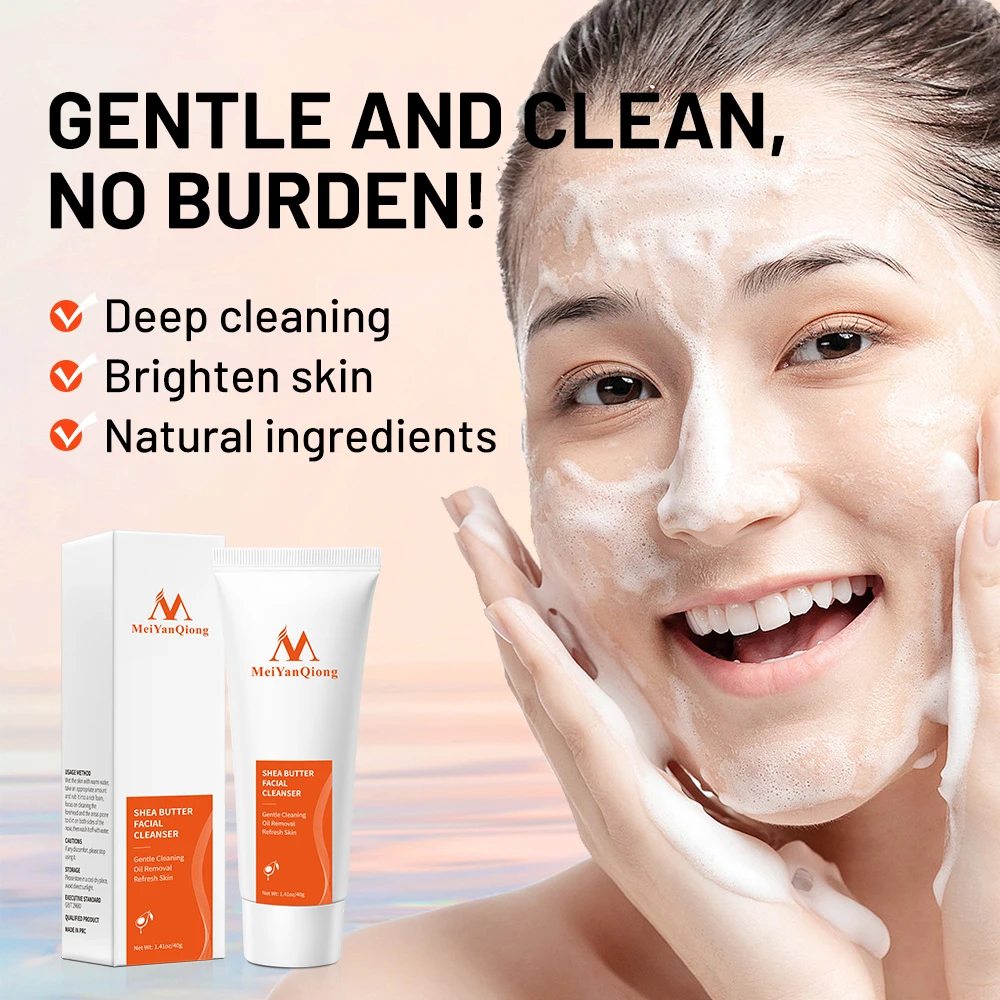 Shea Butter Facial Cleanser Foam Whitening Exfoliation Gentle cleansing Clean And Soothing Cleansing Milk Facial Skin Care
Shea Butter Facial Cleanser Foam Whitening Exfoliation Gentle cleansing Clean And Soothing Cleansing Milk Facial Skin Care