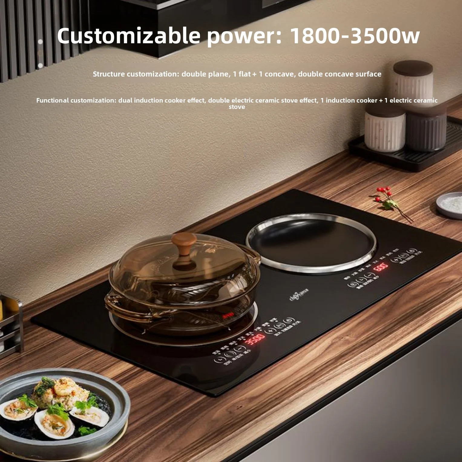 New Commercial 2 Burner Touch Control Electric Ceramic Stove Electric Double Head Cooktop Embedded Double Cooker for Kitchen
New Commercial 2 Burner Touch Control Electric Ceramic Stove Electric Double Head Cooktop Embedded Double Cooker for Kitchen