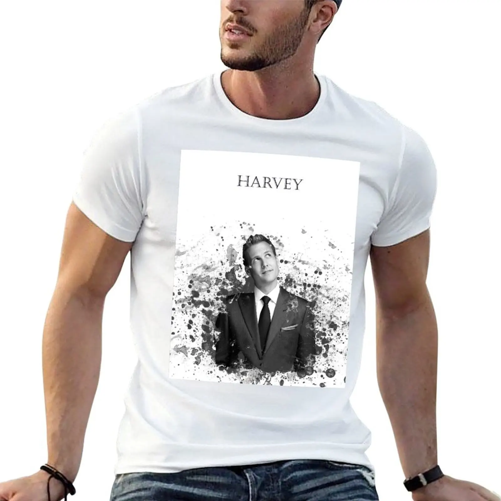 Футболка Harvey Spectre, мужская футболка с рисунком, мужская хлопковая футболка для мужчин, футболка
Футболка Harvey Spectre, мужская футболка с рисунком, мужская хлопковая футболка для мужчин, футболка