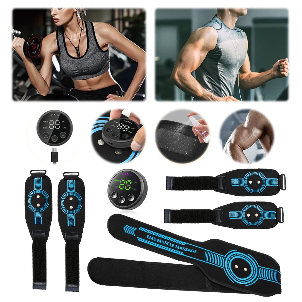 EMS Muscle Stimulator Abdominal Training Belt For Men Woman Abdomen Arm Leg Home Office Exercise Fitness Slimming Massager
EMS Muscle Stimulator Abdominal Training Belt For Men Woman Abdomen Arm Leg Home Office Exercise Fitness Slimming Massager