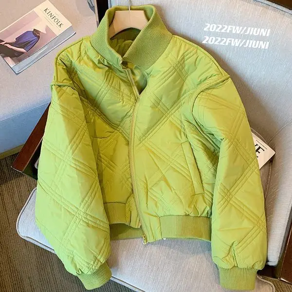 Women Winter Vintage Loose Pockets Cotton Padded Jackets Fashion Autumn Parkas Female Outerwear Streetwear Diamonds Tops S47
Women Winter Vintage Loose Pockets Cotton Padded Jackets Fashion Autumn Parkas Female Outerwear Streetwear Diamonds Tops S47