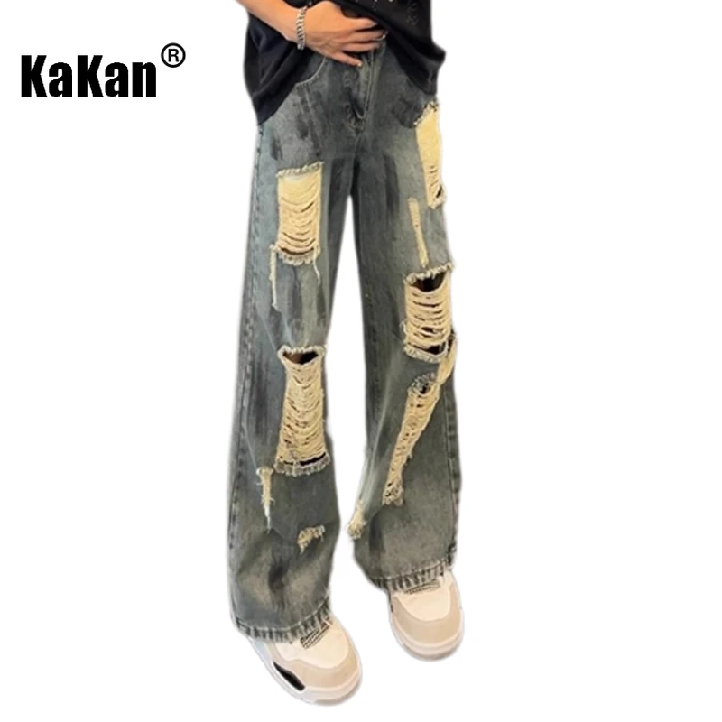 Kakan - новые мужские рваные джинсы, модные трендовые летние легкие длинные джинсы Y2k, мужские джинсы бренда
Kakan - новые мужские рваные джинсы, модные трендовые летние легкие длинные джинсы Y2k, мужские джинсы бренда