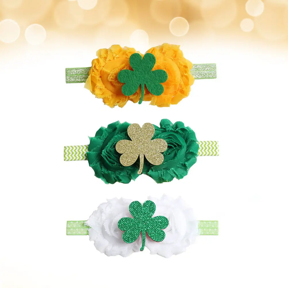 Набор из 3 очаровательных эластичных повязок на голову в форме клевера для девочек, удобные милые аксессуары для волос для детей, для праздников и дней рождения
Набор из 3 очаровательных эластичных повязок на голову в форме клевера для девочек, удобные милые аксессуары для волос для детей, для праздников и дней рождения