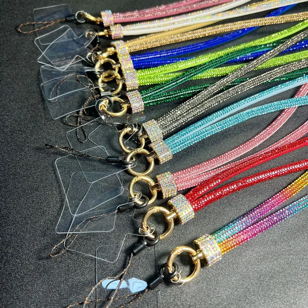 Keychain Rhinestone Phone Lanyard Bright Bling Bling Diamond Crystal Anti-lost Rope Glitter Wrist Straps Phone Accessories
Keychain Rhinestone Phone Lanyard Bright Bling Bling Diamond Crystal Anti-lost Rope Glitter Wrist Straps Phone Accessories