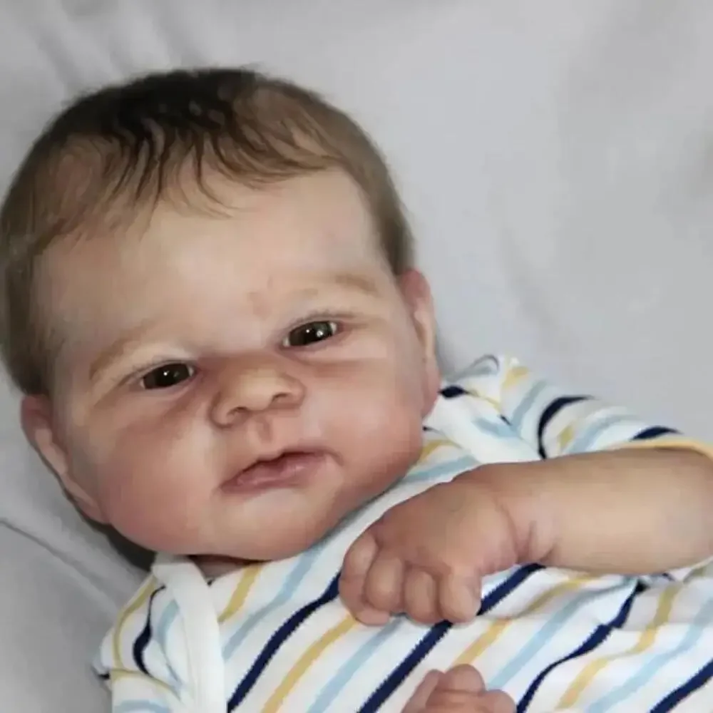 NPK 47CM Elijah Newborn Doll Premie Baby High Quality Genesis Hand Painted Doll with Visible Veins Collectible Art Doll 3D Skin
NPK 47CM Elijah Newborn Doll Premie Baby High Quality Genesis Hand Painted Doll with Visible Veins Collectible Art Doll 3D Skin