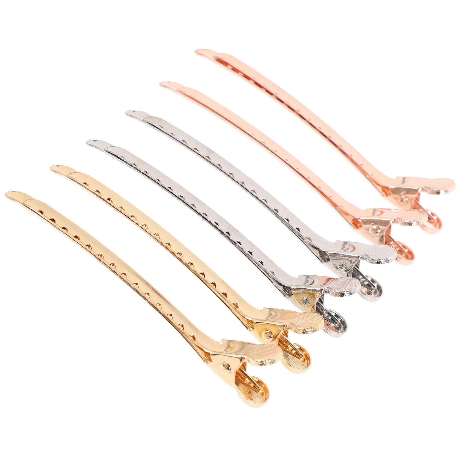 6pcs Metal Duckbill Clips Small Dense Alloy Durable Styling Alligator Hair Clips For Bows Hairdressers Accessories For Dreads
6pcs Metal Duckbill Clips Small Dense Alloy Durable Styling Alligator Hair Clips For Bows Hairdressers Accessories For Dreads