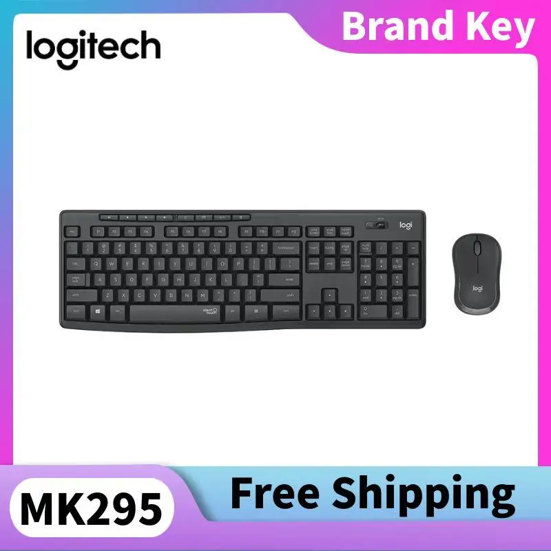 Logitech Mk295 2.4G Wireless Mouse Silent Keyboard Combo Set 1200DPI Suitable Personal Computers Laptops in Home Offices
Logitech Mk295 2.4G Wireless Mouse Silent Keyboard Combo Set 1200DPI Suitable Personal Computers Laptops in Home Offices