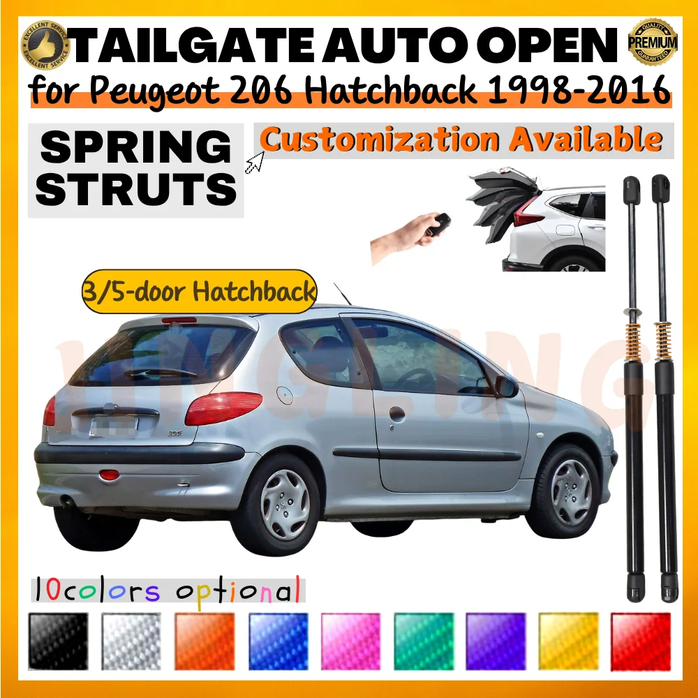 Qty(2) Trunk Struts with Spring for Peugeot 206 Hatchback 1998-2016 Rear Tailgate Boot Lift Supports Shock Absorbers
Qty(2) Trunk Struts with Spring for Peugeot 206 Hatchback 1998-2016 Rear Tailgate Boot Lift Supports Shock Absorbers