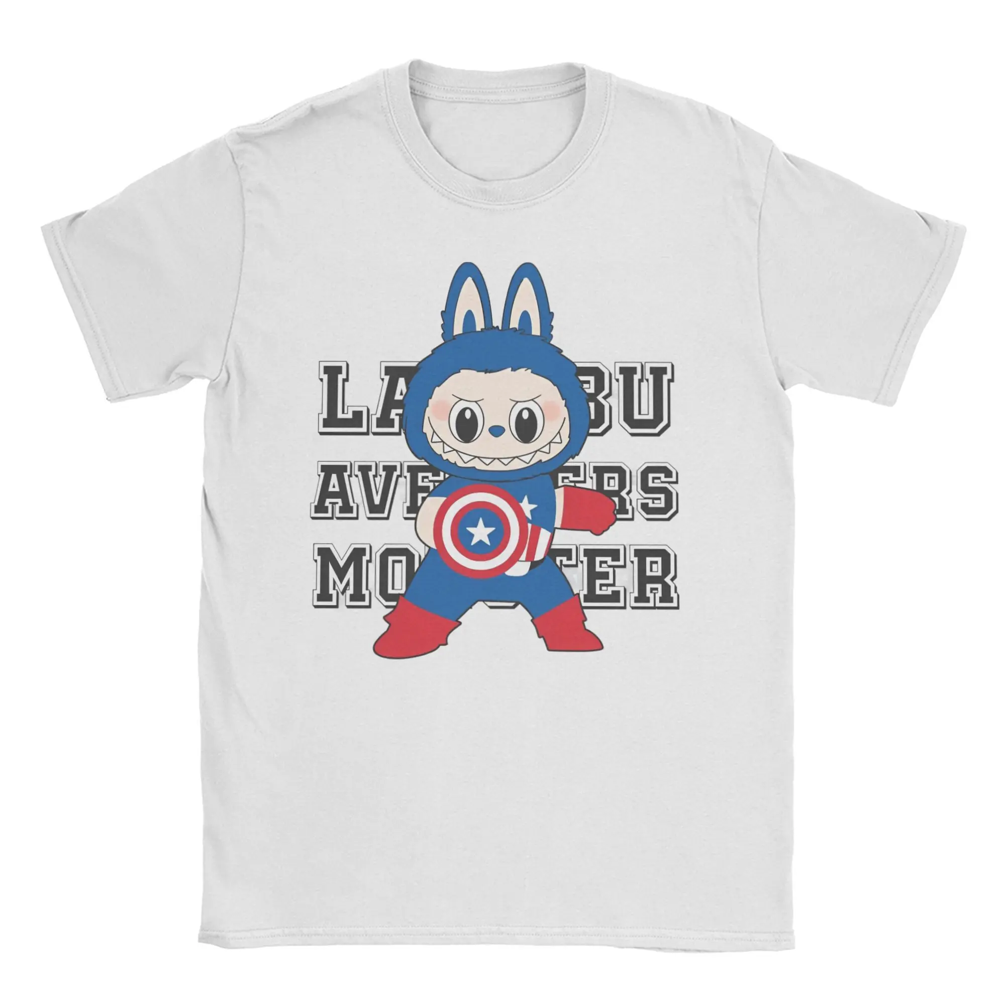 Labubu Captain America Printed T Shirts Men Women 100% Cotton Tee Shirt Clothing
Labubu Captain America Printed T Shirts Men Women 100% Cotton Tee Shirt Clothing