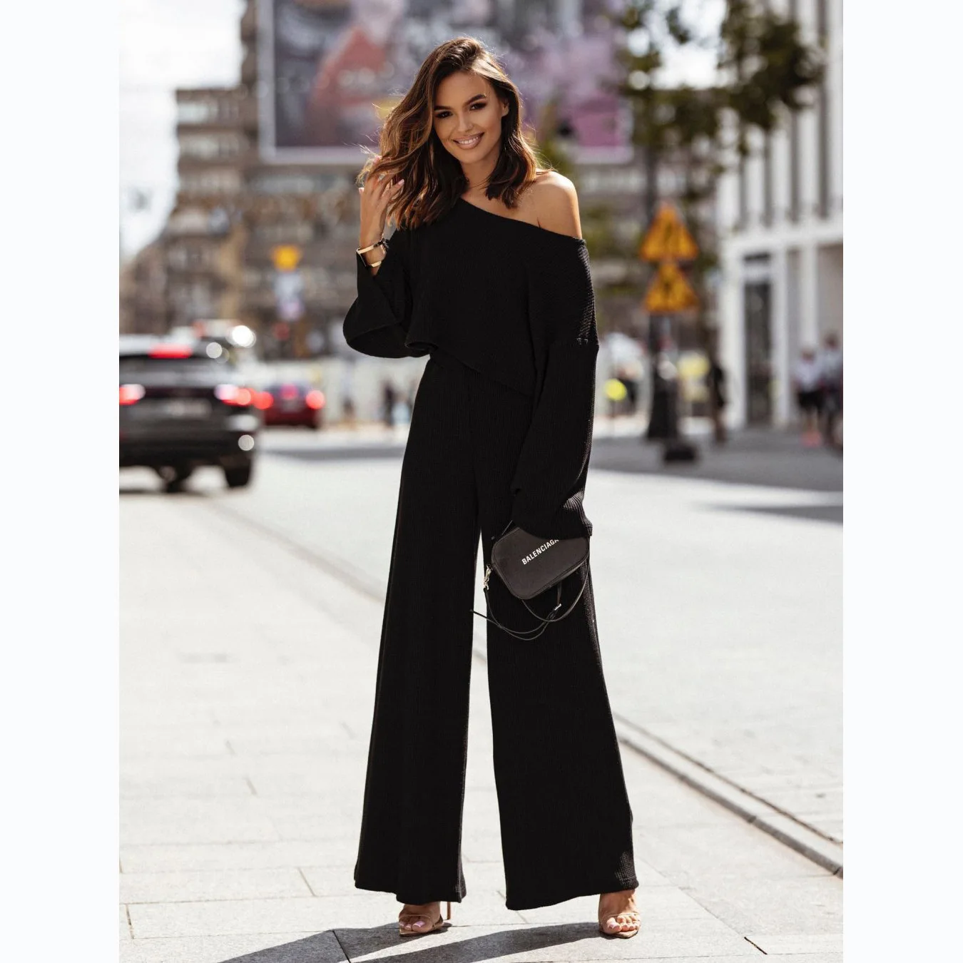 25 Year Autumn And Winter New For Women, Comfortable, Casual, Sloping Shoulder, Loose, Solid Color, Long Set 220
25 Year Autumn And Winter New For Women, Comfortable, Casual, Sloping Shoulder, Loose, Solid Color, Long Set 220