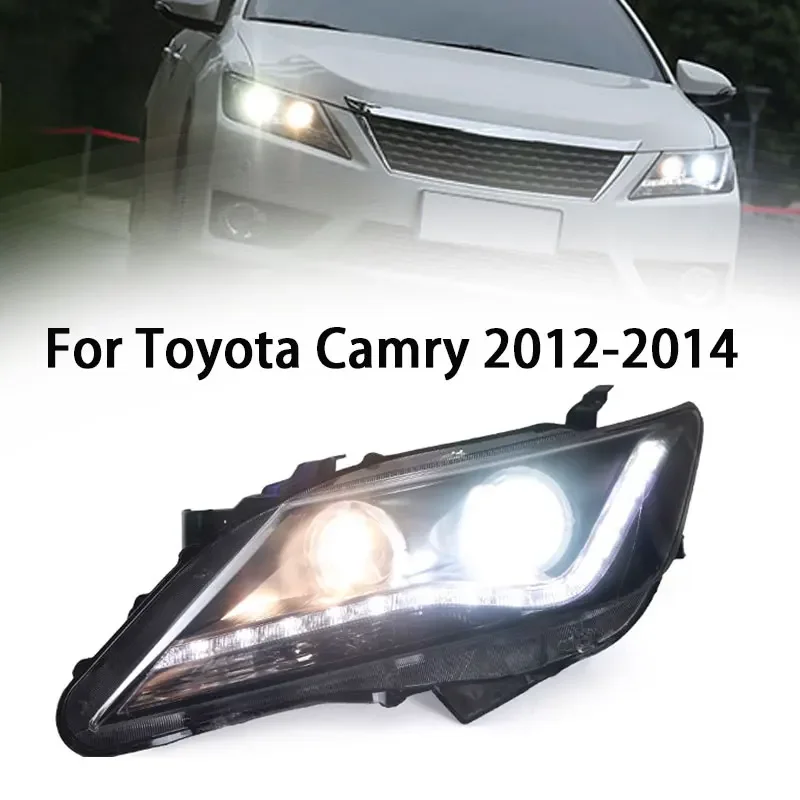 Автомобильные фары для Toyota Camry 2012-2014 Camry, светодиодные фары DRL, биксеноновые линзы, дальний ближний свет h7, аксессуары для фар
Автомобильные фары для Toyota Camry 2012-2014 Camry, светодиодные фары DRL, биксеноновые линзы, дальний ближний свет h7, аксессуары для фар
