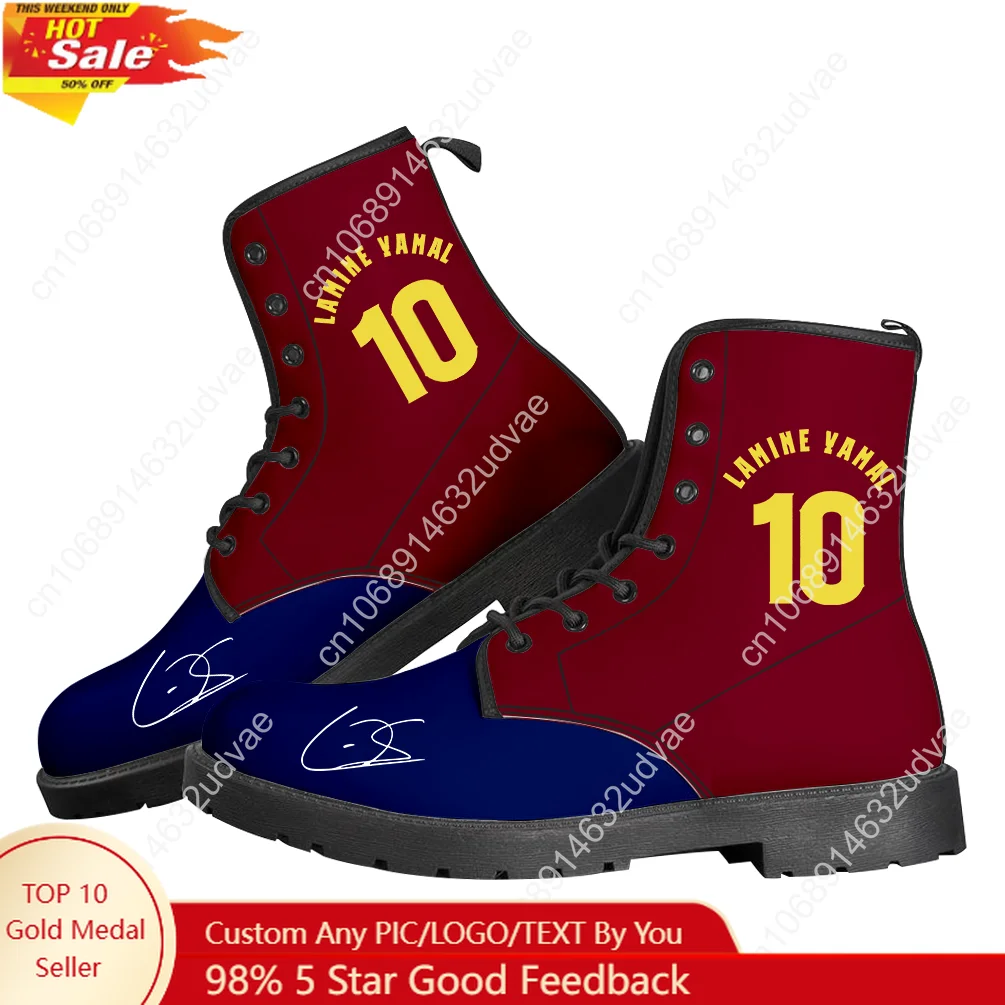 Yamal No.10 Boots Mens Womens Teenager Leather Shoes Spain Soccer Star Casual Boot High Quality Couple Customize Shoe
Yamal No.10 Boots Mens Womens Teenager Leather Shoes Spain Soccer Star Casual Boot High Quality Couple Customize Shoe