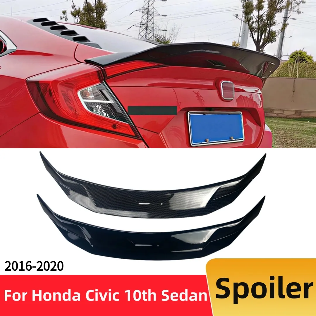 For Honda Civic 10th Gen Sedan 2016-2020 Racing Boot Lip Rear Wing Spoiler Tail Air Dam Deflector Glossy Black Tuning Body Kit
For Honda Civic 10th Gen Sedan 2016-2020 Racing Boot Lip Rear Wing Spoiler Tail Air Dam Deflector Glossy Black Tuning Body Kit