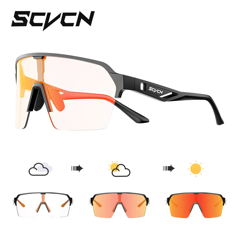 SCVCN New Photochromic Cycling Sunglasses MTB Glasses Road Bike Cycling Men Women Outdoor Bicycle Sports Running UV400 Goggles
SCVCN New Photochromic Cycling Sunglasses MTB Glasses Road Bike Cycling Men Women Outdoor Bicycle Sports Running UV400 Goggles