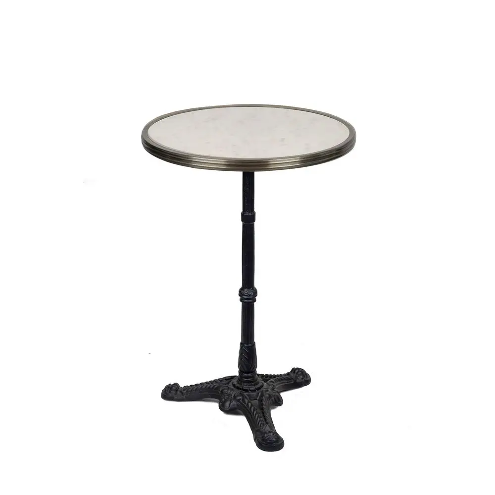 Italian Carrara Marble French Bistro Table, 20, by Bonnecaze
Italian Carrara Marble French Bistro Table, 20, by Bonnecaze