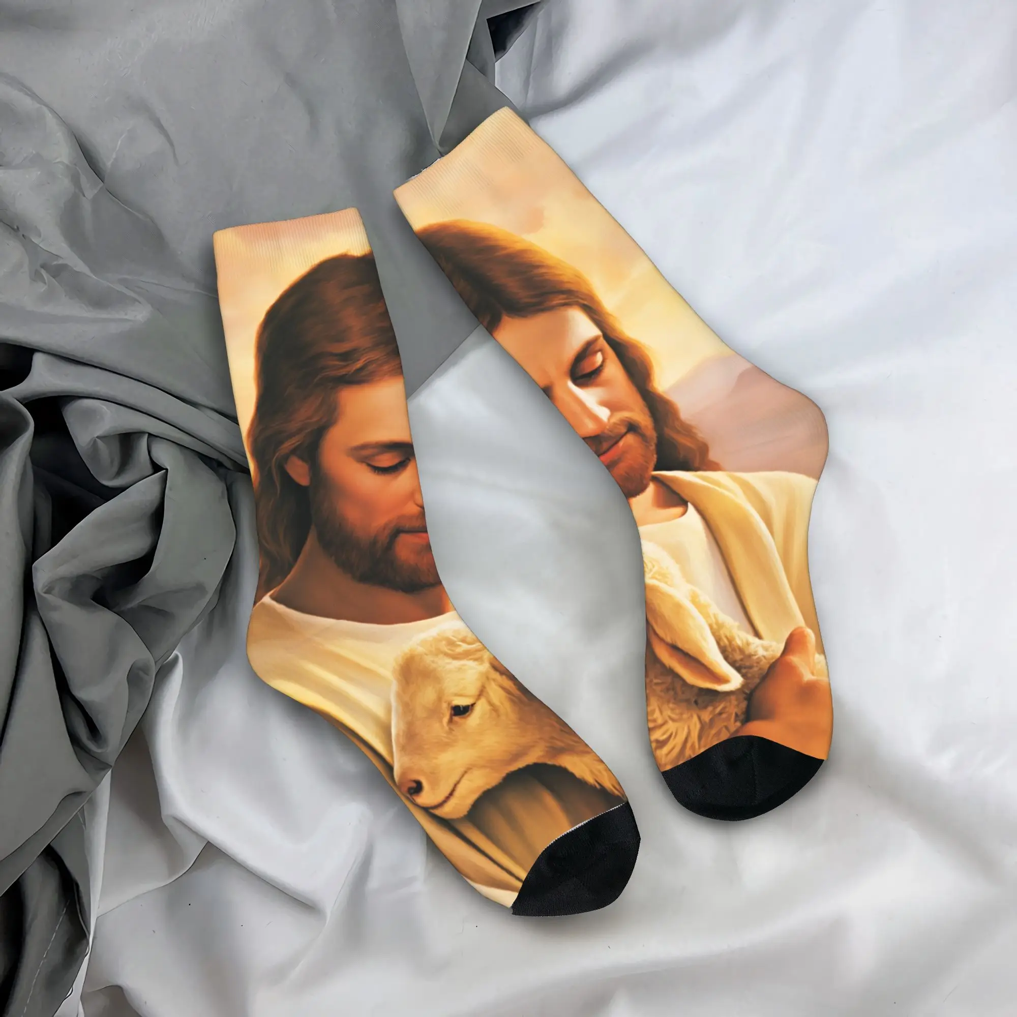 Happy Easter Jesus Cross Socks Printed Stockings Anti Slip Unisex Men Socks High Quality Autumn Korean Running Sports Socks
Happy Easter Jesus Cross Socks Printed Stockings Anti Slip Unisex Men Socks High Quality Autumn Korean Running Sports Socks