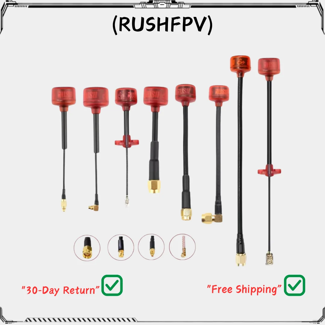 Rush Cherry FPV 5.8G Antenna LHCP RHCP SMA MMCX UFL long range Racing Antenna Connector Adapter For RC FPV Racing Drone
Rush Cherry FPV 5.8G Antenna LHCP RHCP SMA MMCX UFL long range Racing Antenna Connector Adapter For RC FPV Racing Drone