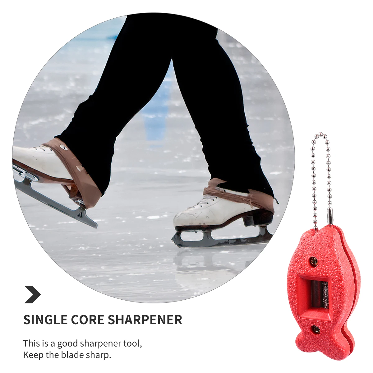 Adjustable Double-Sided Ice Skate Sharpener Portable Keychain Skid-Proof Durable Hockey Skate Blades White Sandstone
Adjustable Double-Sided Ice Skate Sharpener Portable Keychain Skid-Proof Durable Hockey Skate Blades White Sandstone
