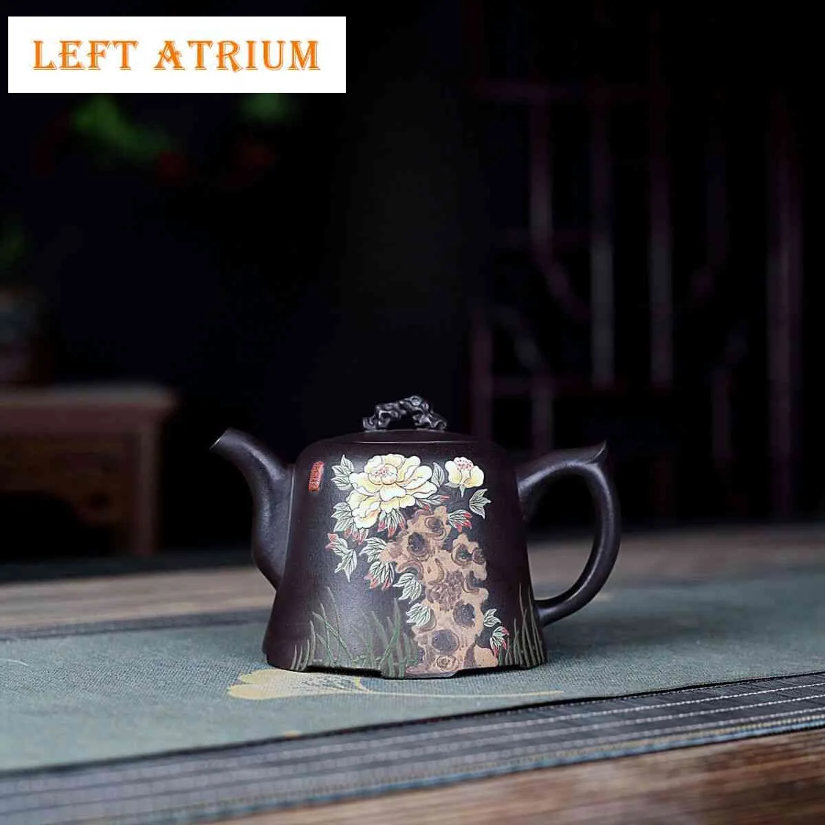 360ml High-end Yixing Purple Clay Teapots Handmade Gold Bell Pot Raw Ore Black Mud Kettle With Infuser Chinese Zisha Tea Set Cha
360ml High-end Yixing Purple Clay Teapots Handmade Gold Bell Pot Raw Ore Black Mud Kettle With Infuser Chinese Zisha Tea Set Cha