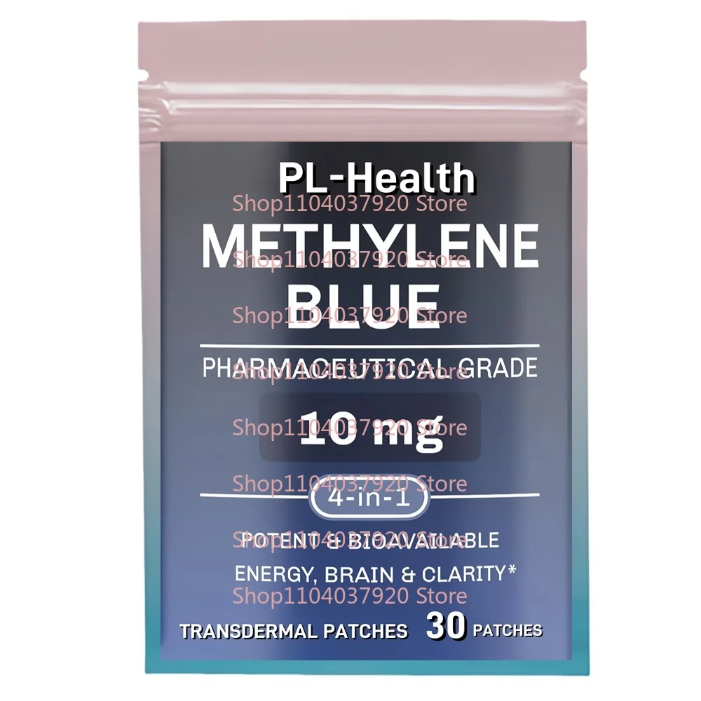 30 Patches Methylene Blue Transdermal Patches With Vitamin C, B6 & B12 Support Energy, Brain & Focus
30 Patches Methylene Blue Transdermal Patches With Vitamin C, B6 & B12 Support Energy, Brain & Focus