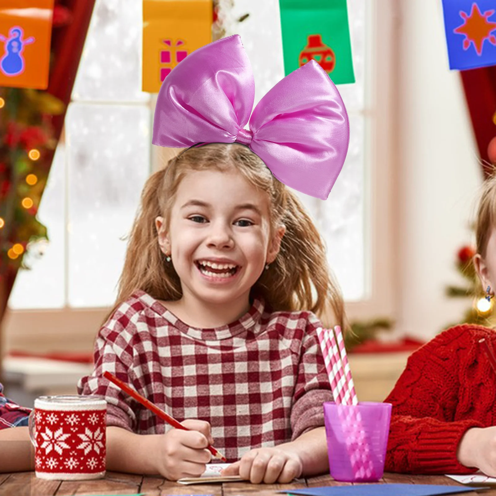 Attractive Christmas Hair Bands Bowknot Design Comfortable Fit for Most Children Adults Party Gift Party Hair Hoop
Attractive Christmas Hair Bands Bowknot Design Comfortable Fit for Most Children Adults Party Gift Party Hair Hoop