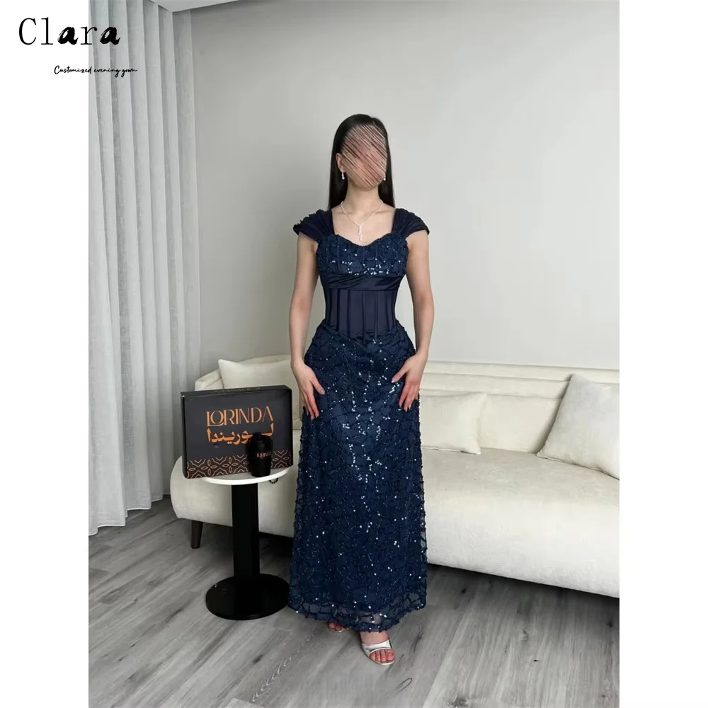 Clara Custom Blue Shiny A-line Backless Women's Wedding Evening Dress Luxury 2025 Luxurious Party Dress Elegant Womens Dresses
Clara Custom Blue Shiny A-line Backless Women's Wedding Evening Dress Luxury 2025 Luxurious Party Dress Elegant Womens Dresses