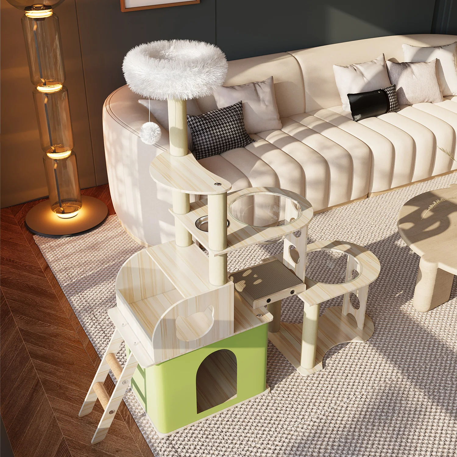 Двойная капсула-лежанка для кошек, комбинированная с лазалкой и домиком, большая и маленькая.
Двойная капсула-лежанка для кошек, комбинированная с лазалкой и домиком, большая и маленькая.
