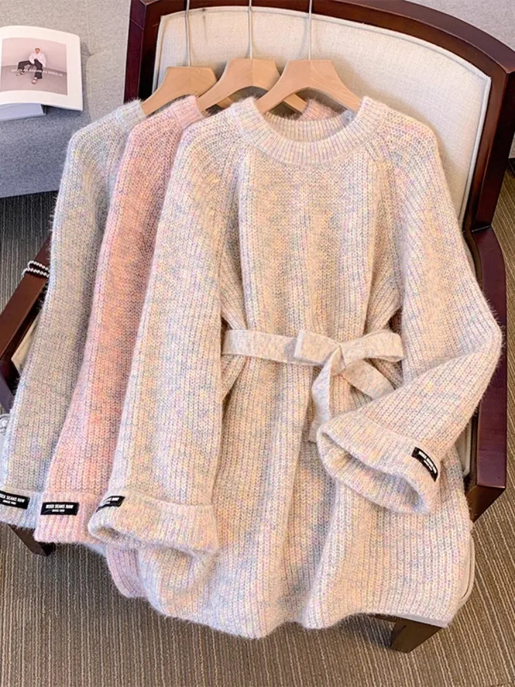 plus Size Lazy Knitted Sweater Women's Autumn Winter Loose Belly Covering Mid-Length Waist-Cinching Top Soft Cozy High-End Fe...
plus Size Lazy Knitted Sweater Women's Autumn Winter Loose Belly Covering Mid-Length Waist-Cinching Top Soft Cozy High-End Fe...