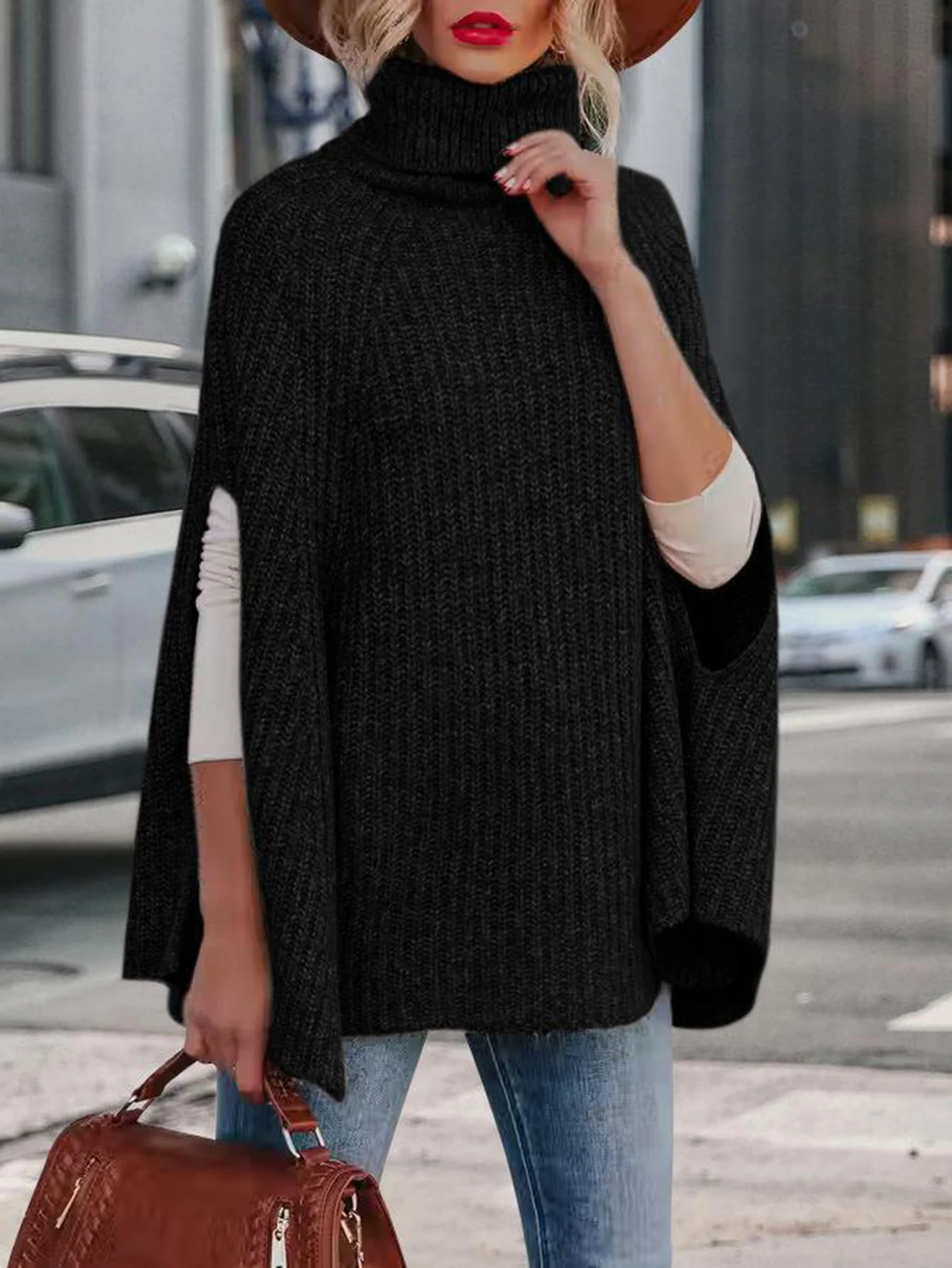 Women's 2025 Winter Casual Sweaters Round Neck Sleeveless Side Slit Plain Daily Loose Fit Sweaters
Women's 2025 Winter Casual Sweaters Round Neck Sleeveless Side Slit Plain Daily Loose Fit Sweaters