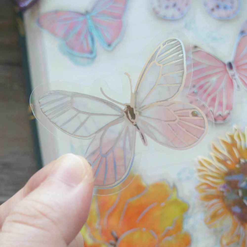 18pcs Silver Purple Pink Watercolor Butterfly Yellow Flower Style PVC Sticker Scrapbooking DIY Gift Packing Label Decoration Tag
18pcs Silver Purple Pink Watercolor Butterfly Yellow Flower Style PVC Sticker Scrapbooking DIY Gift Packing Label Decoration Tag