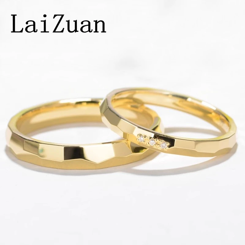 LaiZuan однотонное 18-каратное желтое золото H/SI обручальное кольцо с натуральным бриллиантом для женщин и мужчин, простое обручальное кольцо для пары, ювелирные изделия на заказ
LaiZuan однотонное 18-каратное желтое золото H/SI обручальное кольцо с натуральным бриллиантом для женщин и мужчин, простое обручальное кольцо для пары, ювелирные изделия на заказ